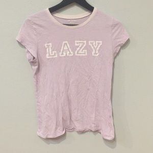 Lavender “LAZY” shirt!